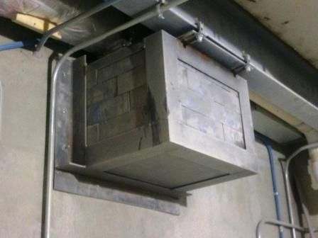 sliding radiation shielding door